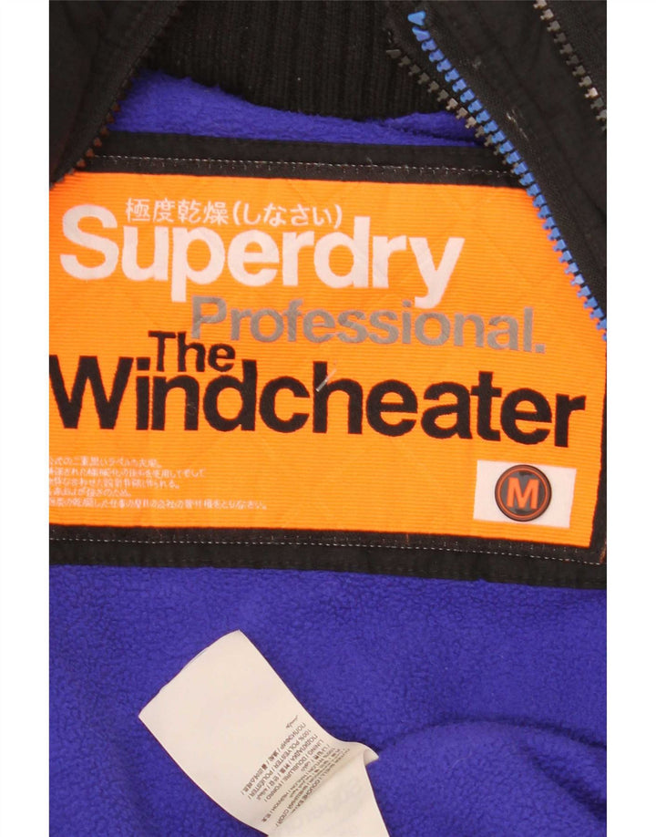 Damska kurtka wiatrówka Superdry The Windcheater UK 14, średnia czarna