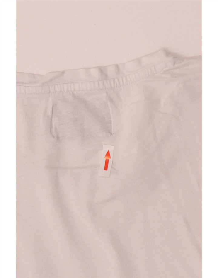 Męska koszulka z krótkim rękawem Calvin Klein Jeans o regularnym kroju, średnia biel