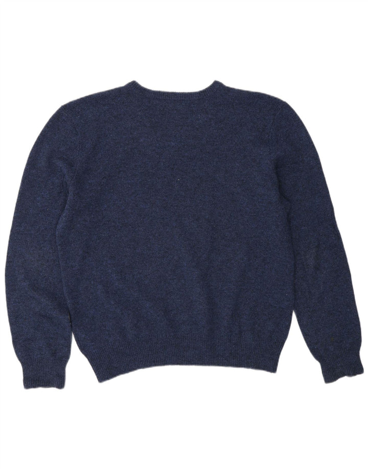 Polo Ralph Lauren Męski sweter z dekoltem w kształcie litery V, średni granatowy, klasyczny