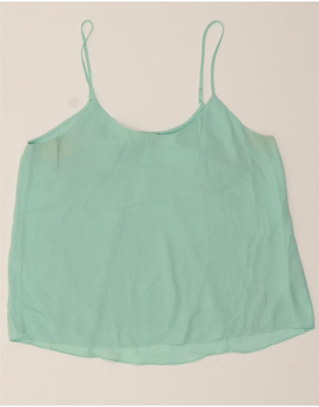 OASIS Womens Cami Top UK 16 Large Green Polyester Vintage Oasis and Second-Hand Oasis from Messina Hembry 