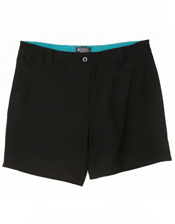Damskie spodenki chino Mountain Warehouse UK 12 Medium W32, czarny poliester