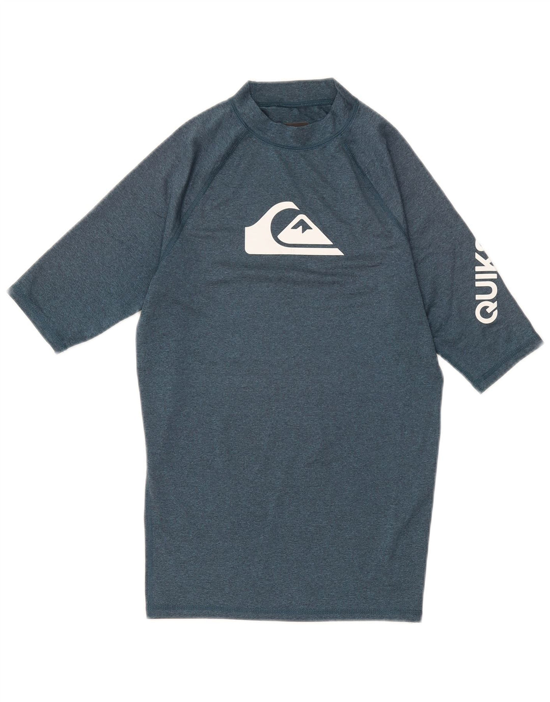 Męski T-shirt z grafiką Quiksilver, mały, niebieski
