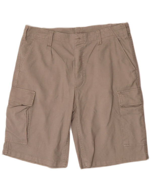 Męskie spodenki cargo w stylu vintage 2XL W38 Szara bawełna