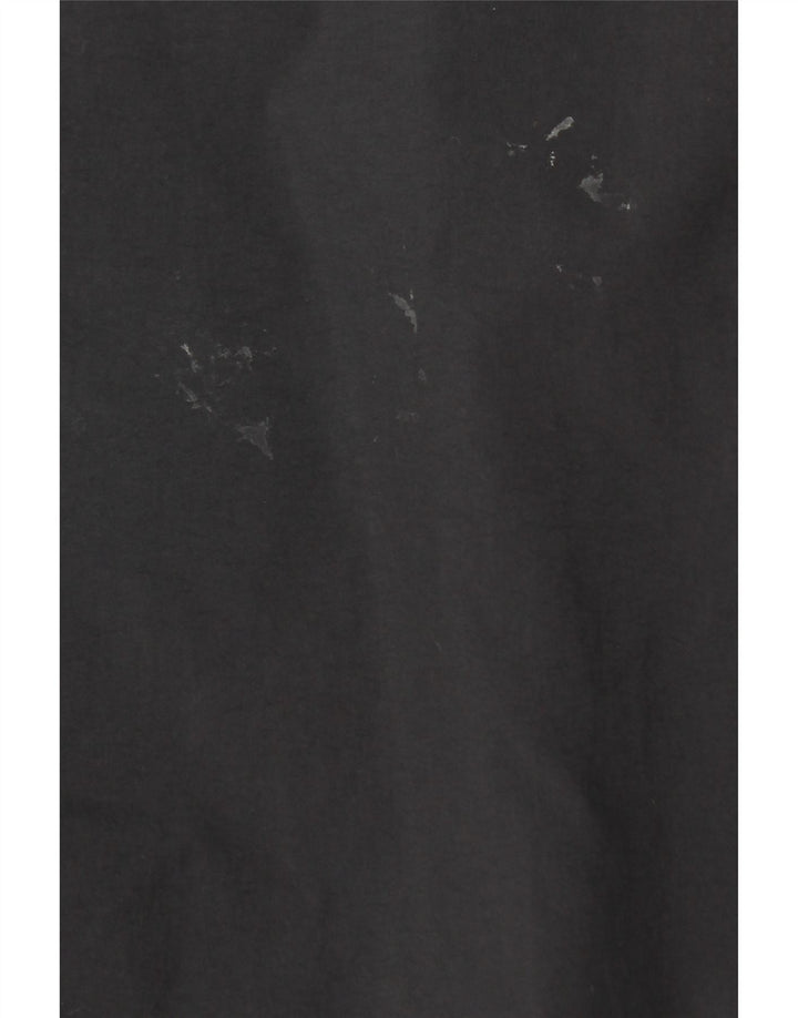 Męska kurtka przeciwdeszczowa PUMA z grafiką UK 40, duża, czarna, poliamidowa