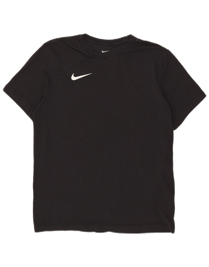 Męski T-shirt Nike Dri Fit Top, średni czarny, bawełniany