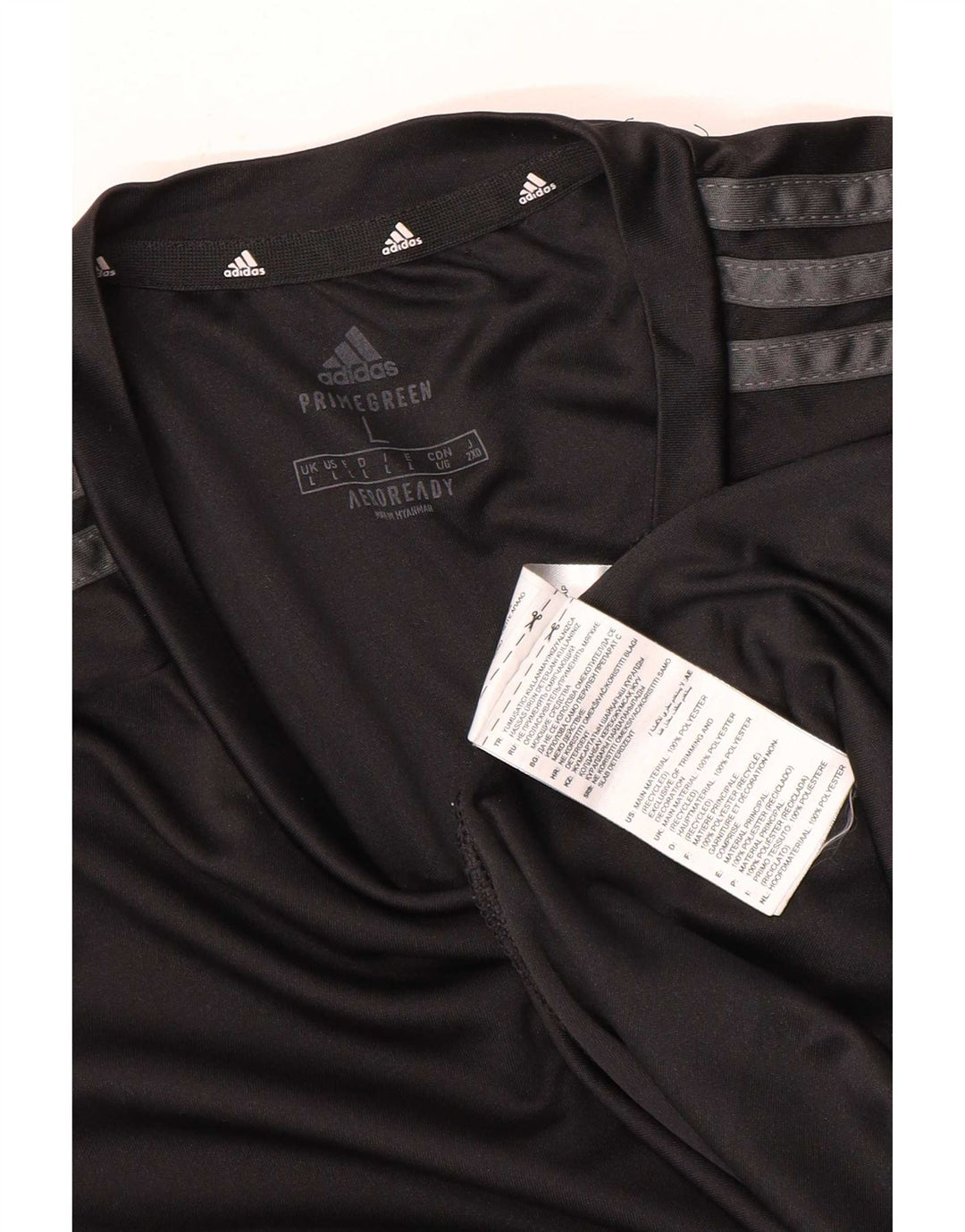 Męska koszulka Adidas Aeroready Top, duża, czarna, z poliestru