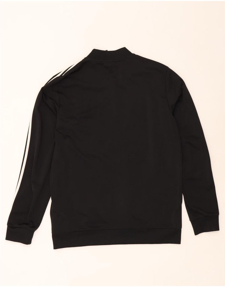 Adidas Męska bluza dresowa, duża, czarna, poliestrowa