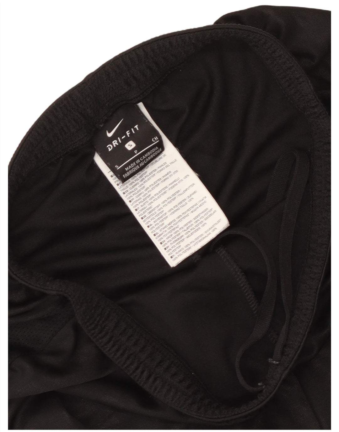 Męskie spodenki sportowe Nike Dri Fit, małe, czarne, poliestrowe