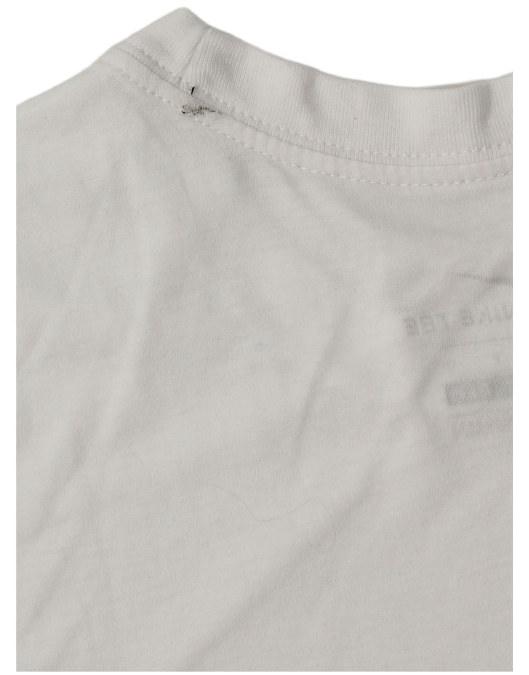 Męski T-shirt Nike Dri Fit z grafiką, mały, biały poliester