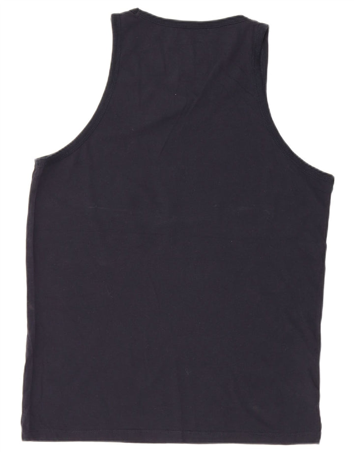 Męska kamizelka z grafiką Jack & Jones o dopasowanym kroju, duża, granatowa