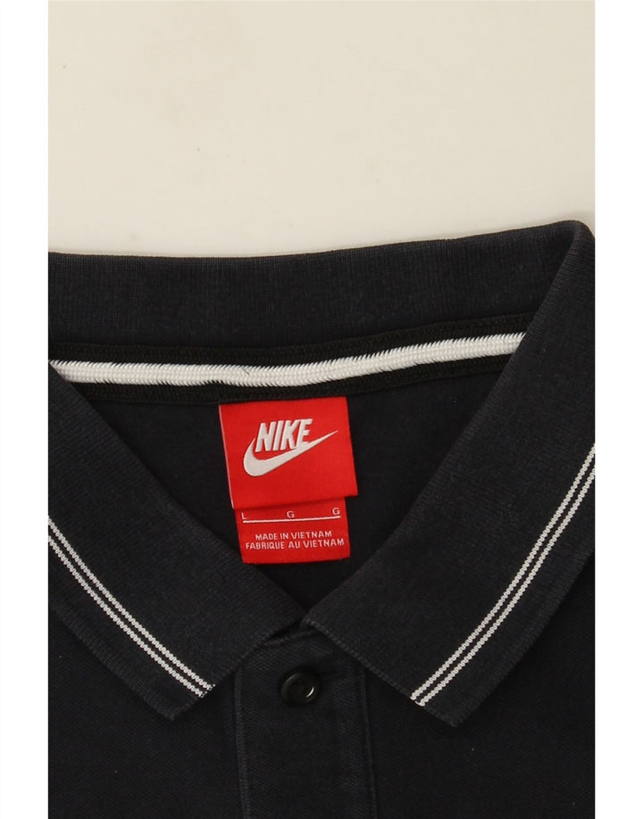 Męska koszulka polo Nike, duża, granatowa