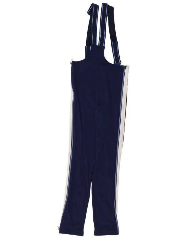 Damskie spodnie narciarskie Asics Italia Dungarees UK 18 XL, granatowe, z blokami kolorów
