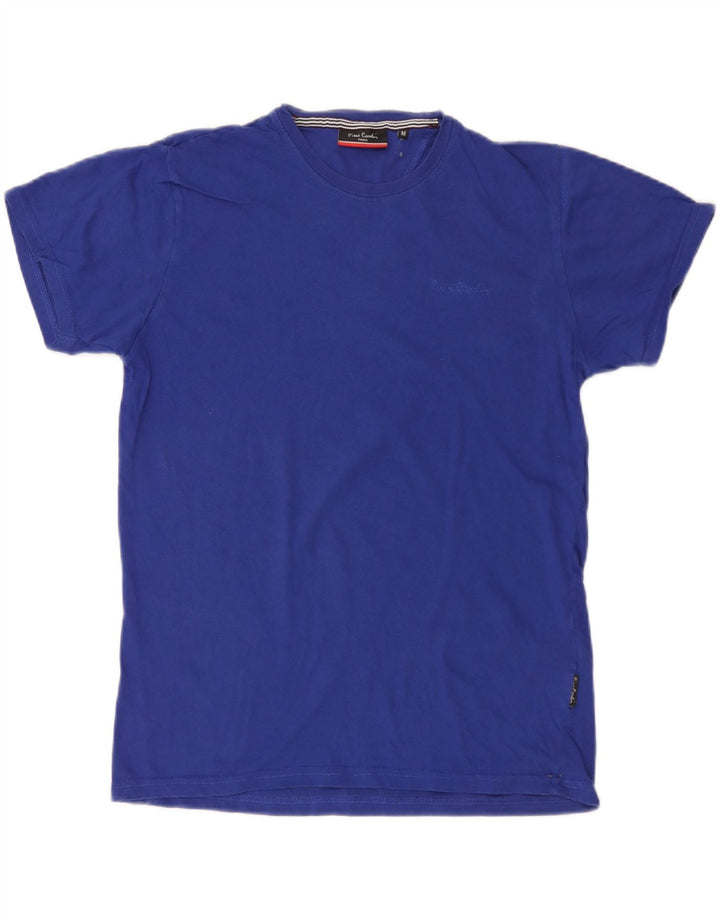 T-shirt męski Pierre Cardin, bawełniany, średni niebieski