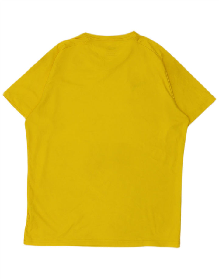T-shirt męski Puma, duży, żółty, poliester