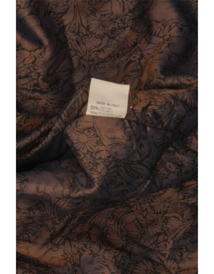 Marcos Damski płaszcz skórzany oversize IT 40 Small Brown Leather