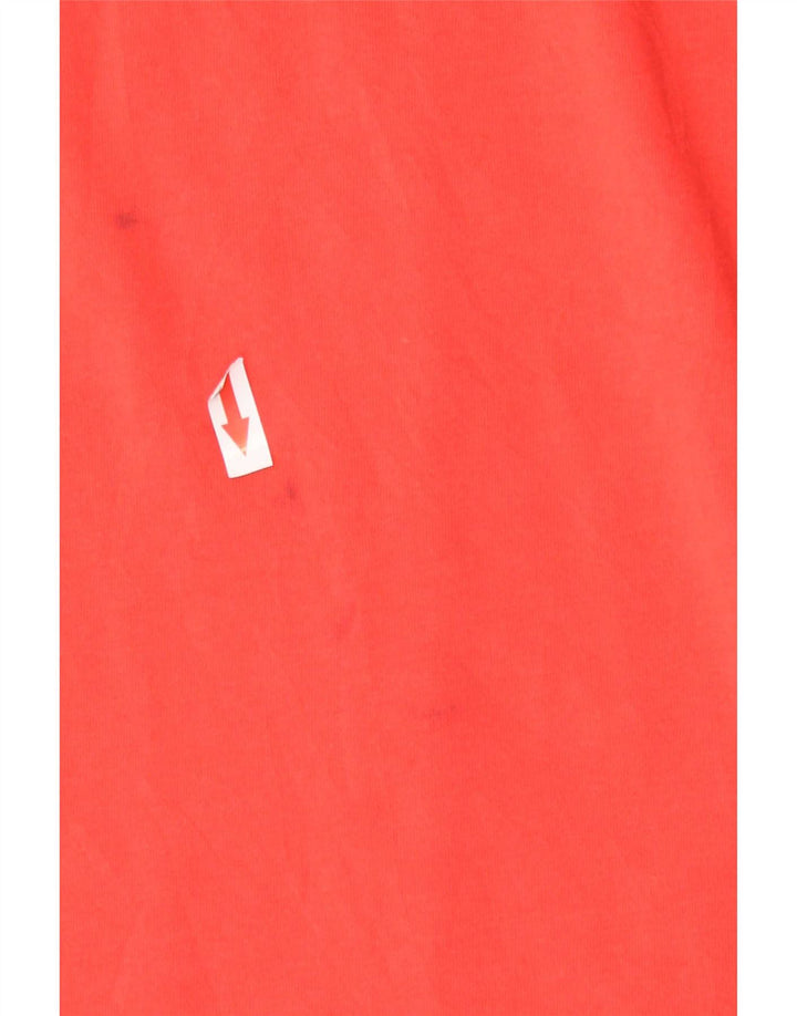 Męski T-shirt Nike Dri Fit z grafiką, duży, czerwony, bawełniany