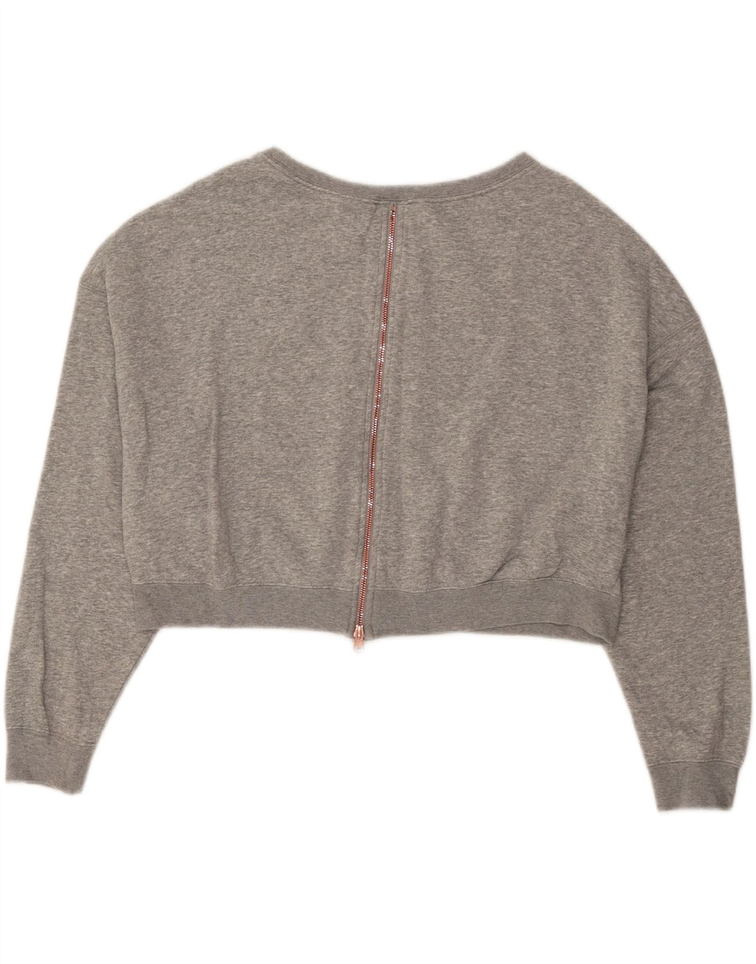 Damska bluza dresowa Nike Crop Graphic Oversize UK 16, duża, szara