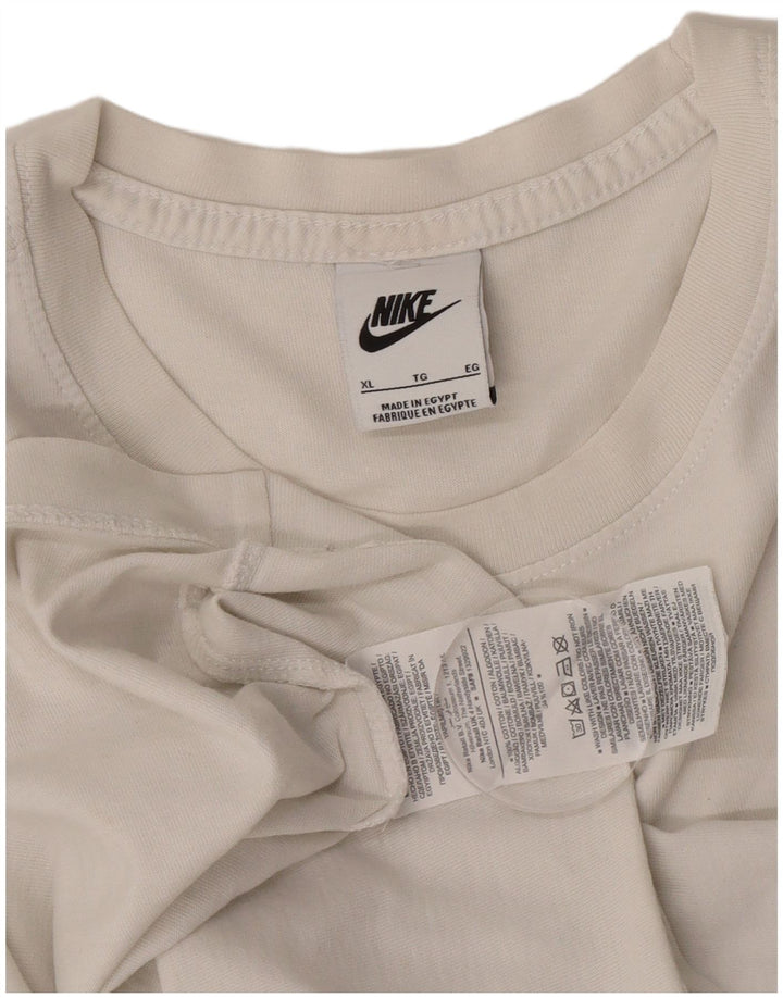 Koszulka męska Nike XL, biała, bawełniana