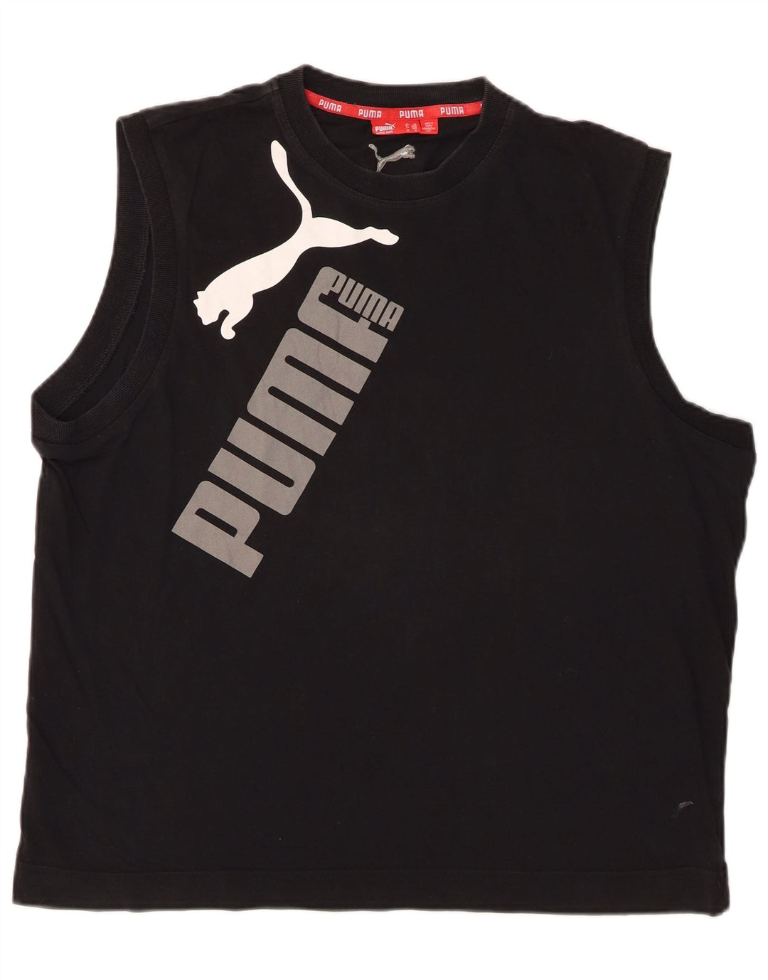 Męska kamizelka z grafiką PUMA XL, czarna