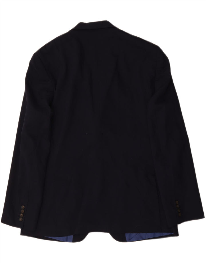 Marks & Spencer Męska marynarka zapinana na 2 guziki, UK 44 XL, granatowa, wełniana