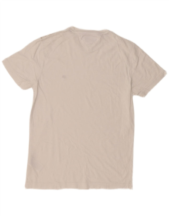 T-shirt męski Tommy Hilfiger, mały, biały, bawełniany