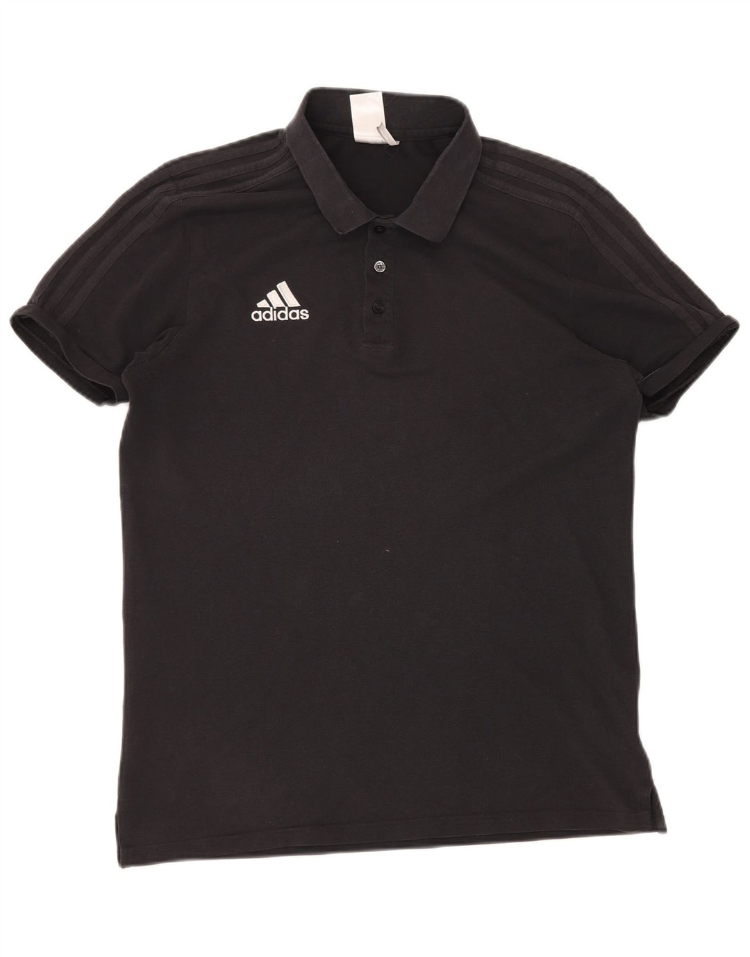 Męska koszulka polo ADIDAS Climalite, duża, czarna, bawełniana
