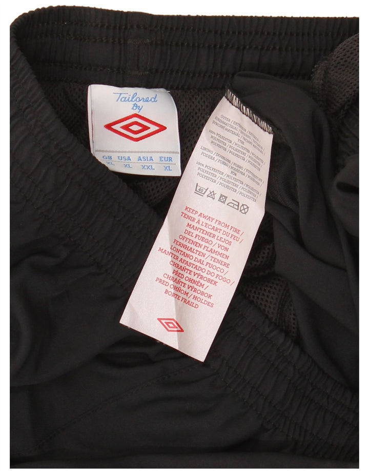 Męskie spodenki sportowe Umbro XL, czarny poliester