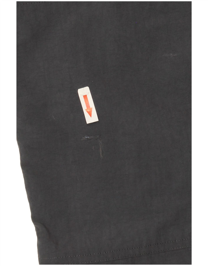 Damskie spodnie Capri Adidas UK 14 Large W32 L21 Szary poliamid
