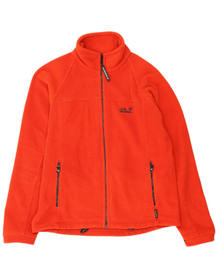 Męska kurtka polarowa Jack Wolfskin Graphic Liner UK 42 XL, czerwona, poliestrowa