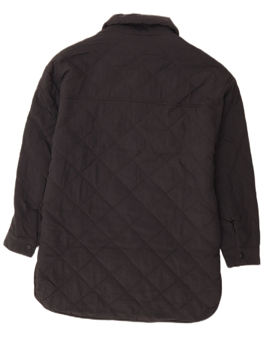 Marks & Spencer Damski, oversize'owy, pikowany płaszcz z podszewką, UK 6 XS, czarny