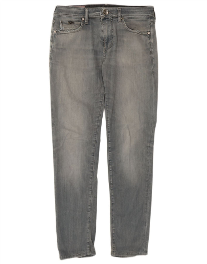 Damskie jeansy Gas W32 L29 Szara bawełna