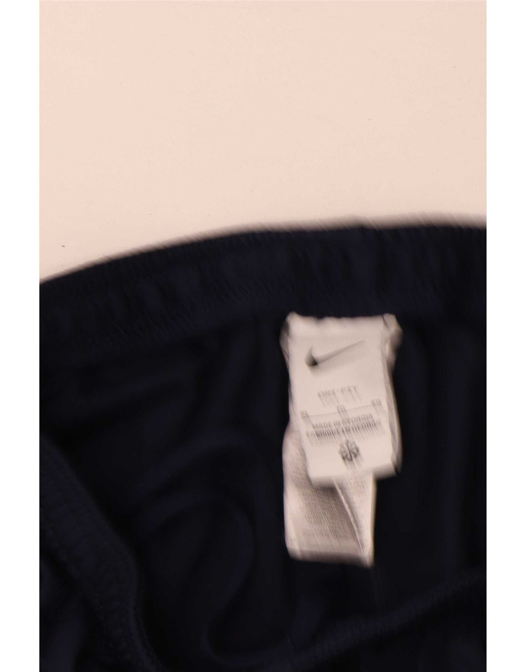 Męskie spodnie dresowe Nike Dri Fit XL, granatowe, z blokami kolorów, poliestrowe