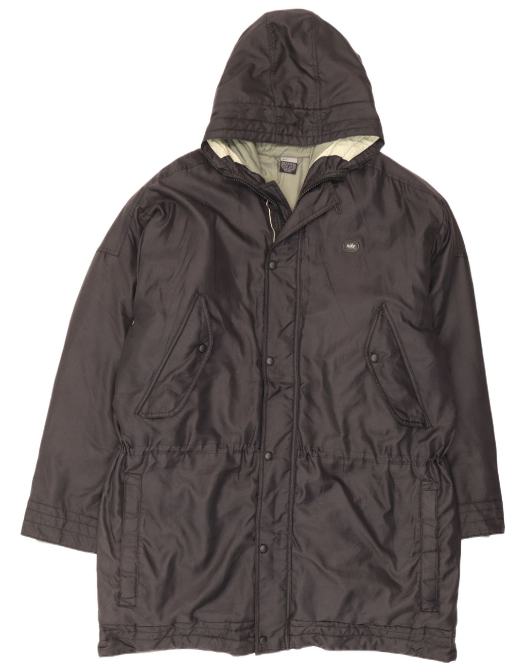 Męski wiatrówka z kapturem Nike UK 45/47 XL Czarny poliester