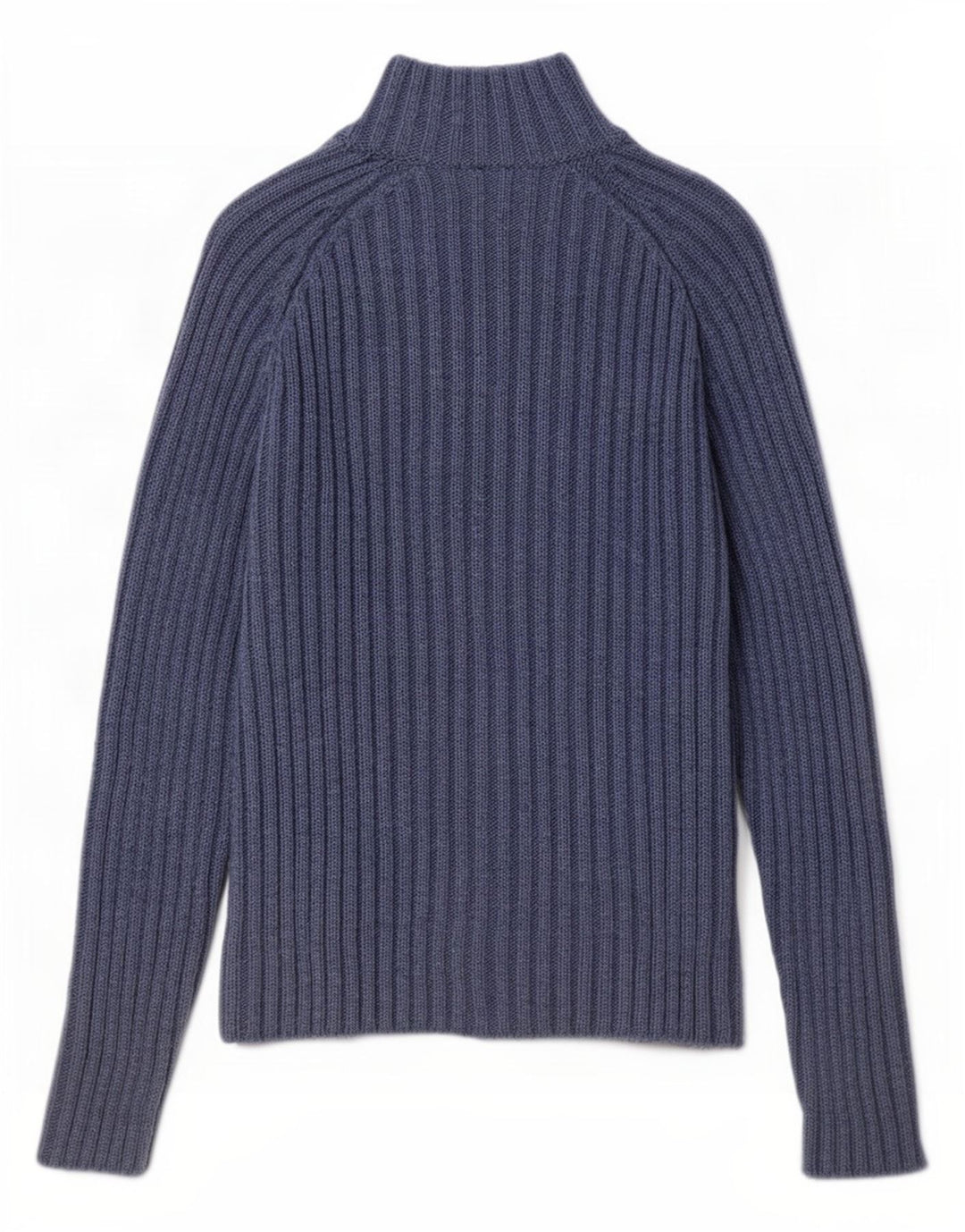Lacoste Damski sweter rozpinany o regularnym kroju, rozmiar 38, średni niebieski, wełniany