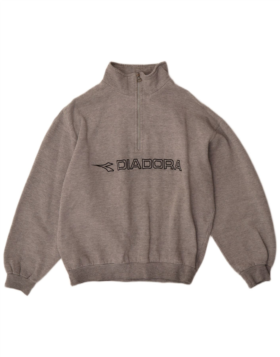Damska bluza oversize DIADORA z grafiką UK 14, średnia szarość