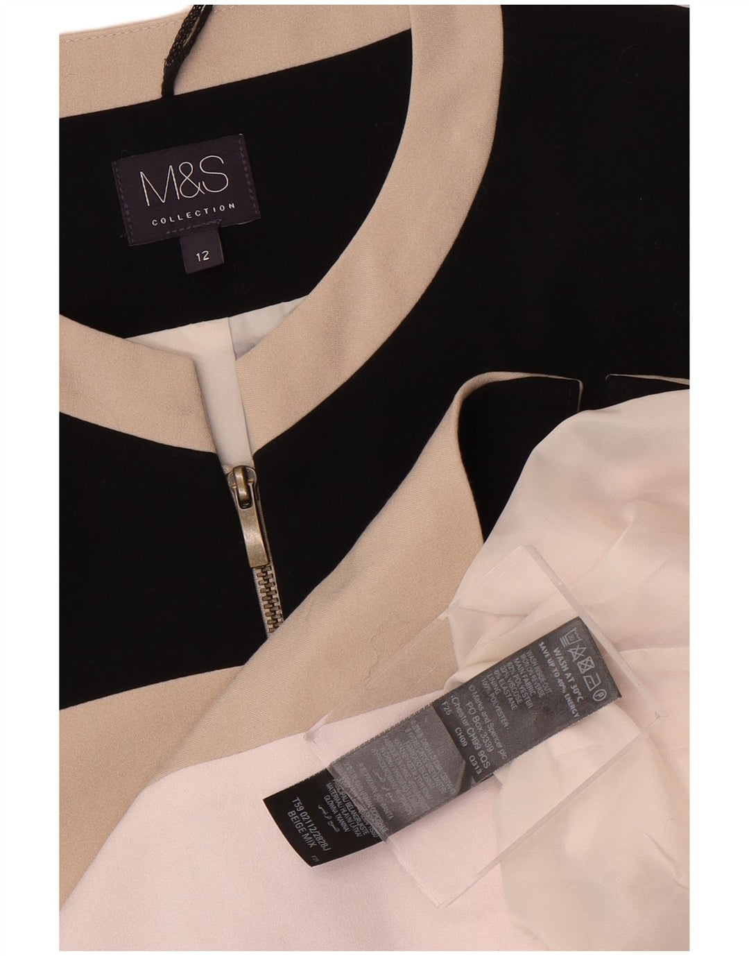 Damska kurtka bomber Marks & Spencer UK 12 w kolorze średniego beżu