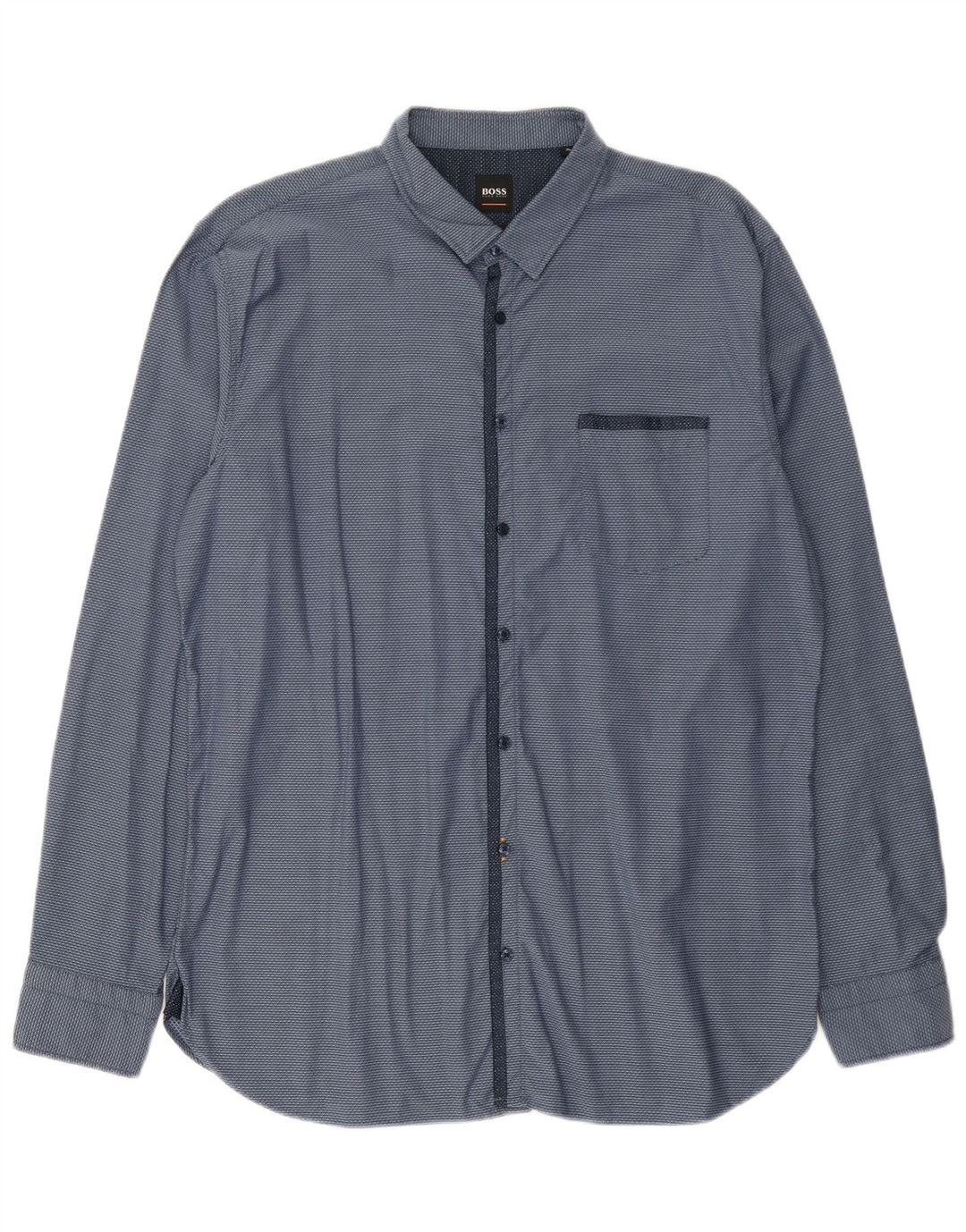 Koszula męska Hugo Boss XL w niebieskie cętki