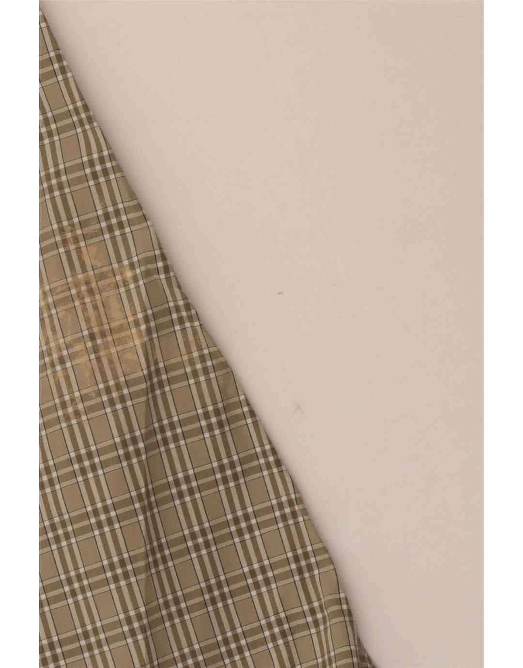 EDDIE BAUER Męska wysoka koszula w dużą kratę khaki, bawełniana