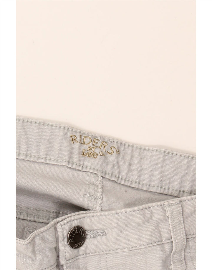 LEE Womens Riders Bermuda Shorts Size 16 XL W34  Grey Cotton Vintage Lee and Second-Hand Lee from Messina Hembry 