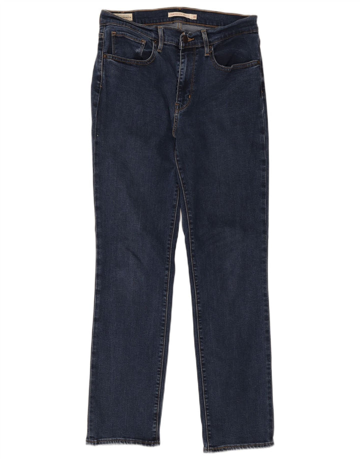 Damskie jeansy Levi's 724 z wysokim stanem i prostym W30 L30 Niebieskie
