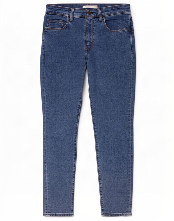 Levi's Womens 721 High Rise Skinny Jeans W27 L28 Blue Cotton