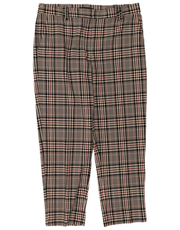 Damskie spodnie garniturowe Marks & Spencer UK 14 duże W34 L26 wielokolorowe