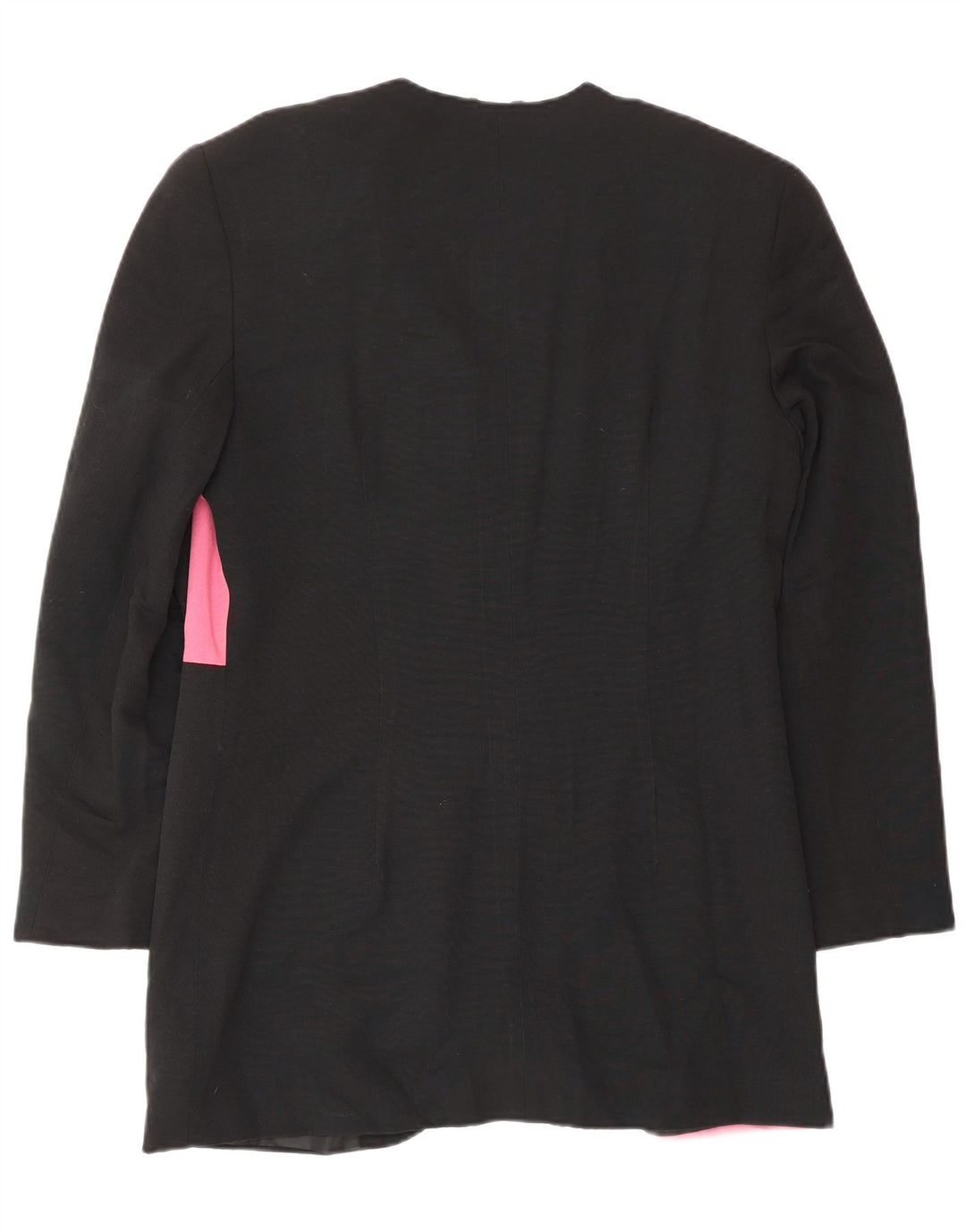 Damska marynarka o przedłużonym kroju VINTAGE UK 12 w kolorze średniej czerni