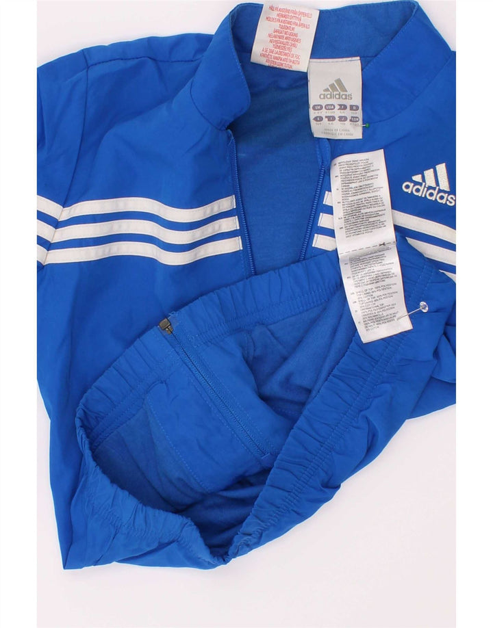 Adidas Chłopięca Dresowa Kurtka Top 3-4 Lat Niebieski Poliester
