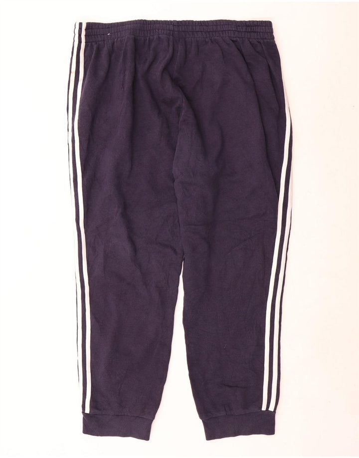 Adidas Męskie spodnie dresowe Joggery 2XL Granatowy poliester