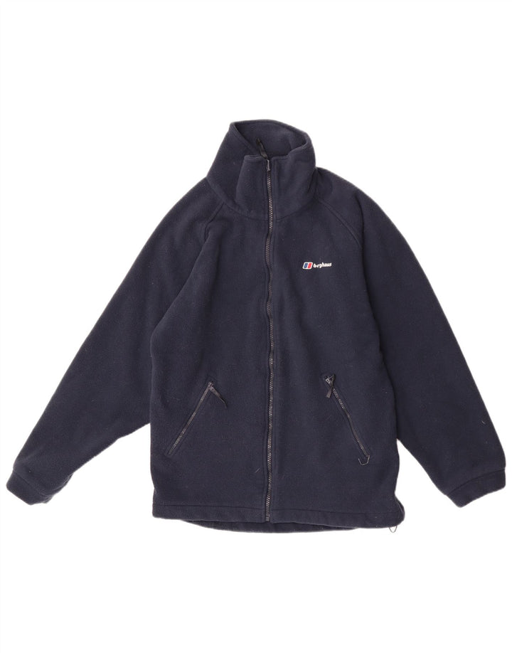 Męska kurtka polarowa Berghaus UK 36, mała, granatowa, poliestrowa