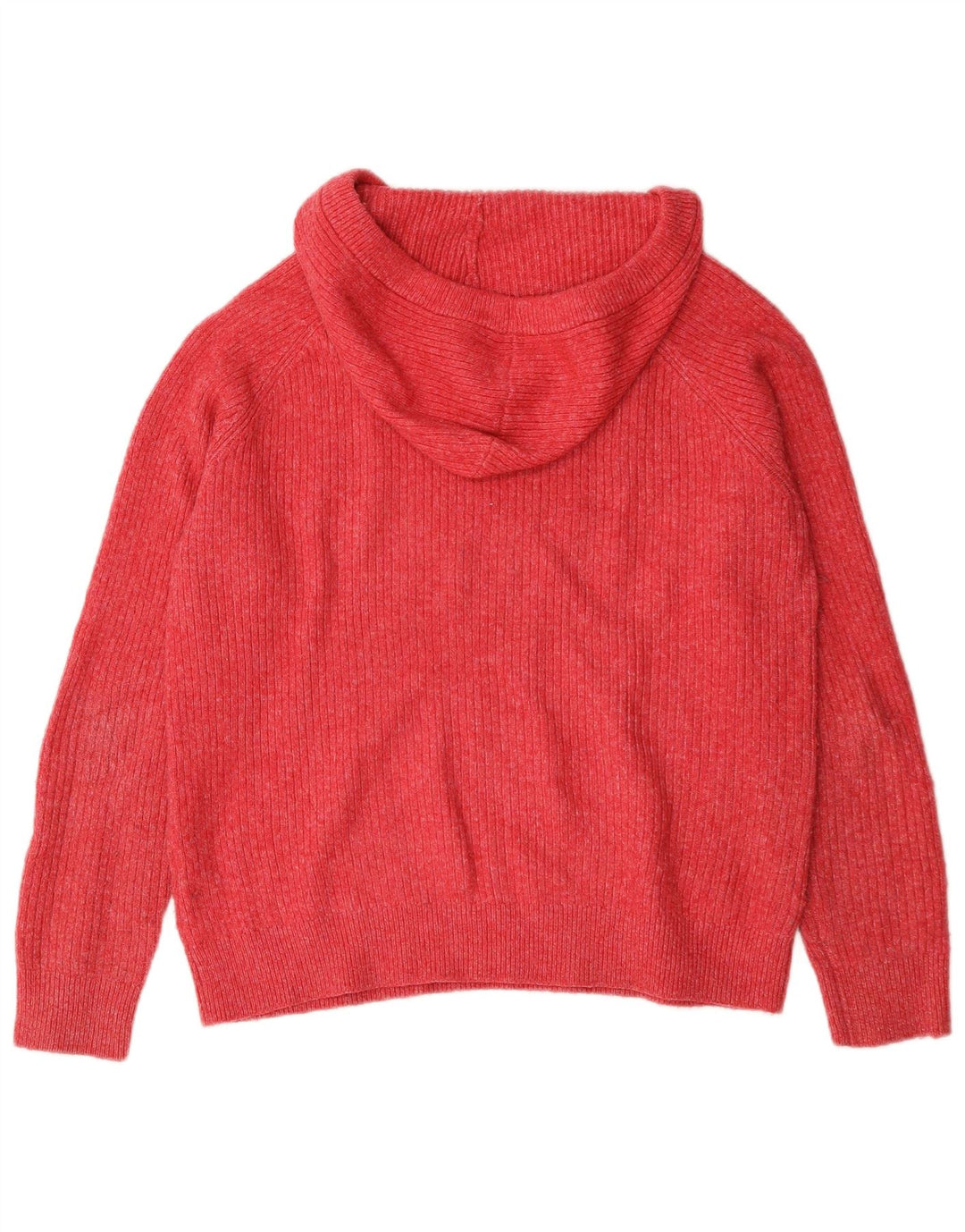 Damski sweter oversize Marks & Spencer z kapturem, UK 14, średni czerwony