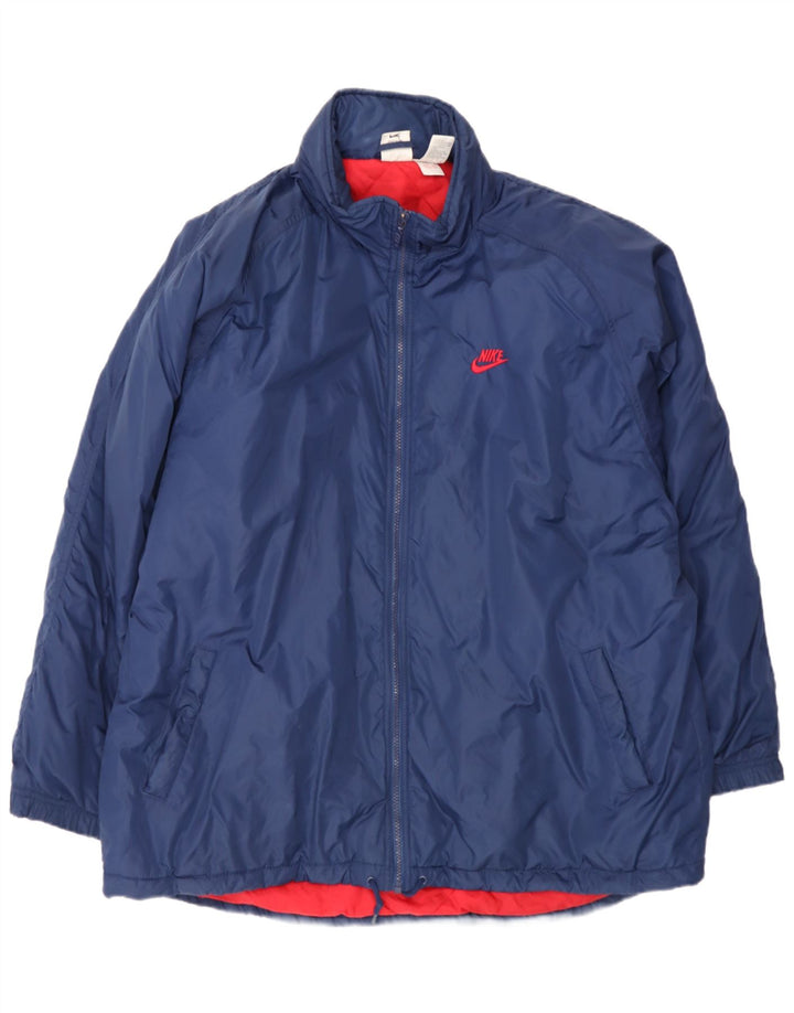 Męska kurtka wiatrówka Nike UK 42 XL granatowa, nylonowa
