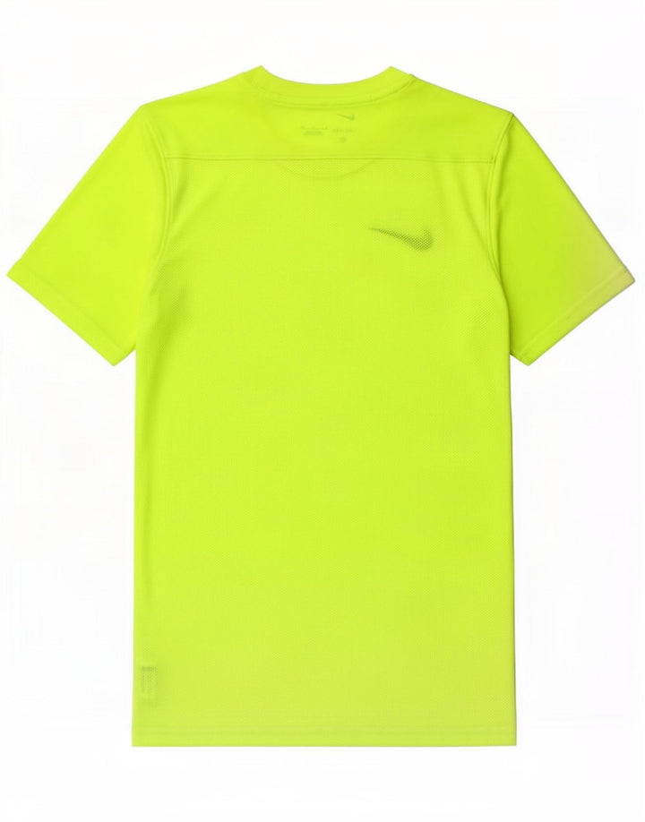 Męski T-shirt Nike Dri Fit, mały, zielony, poliestrowy