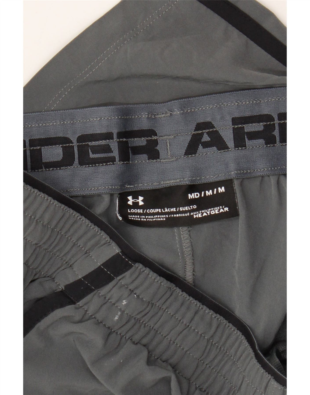 Męskie spodenki sportowe Under Armour Heat Gear, średnioszare